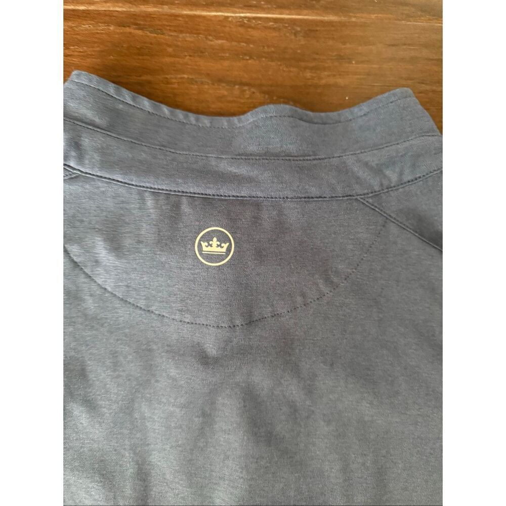 Peter Millar Navy and Light Blue 1/4 Zip Pullover XXL Branded - Picture 9 of 9